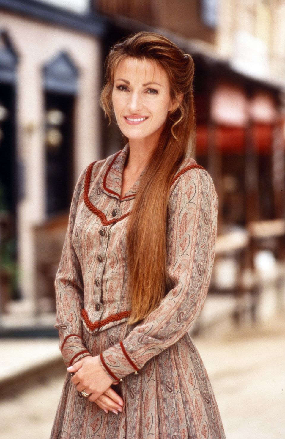 Jane Seymour starred on "Dr. Quinn, Medicine Woman" from 1993 to 1998. (Photo: Bill Reitzel /© CBS /Courtesy Everett Collection)