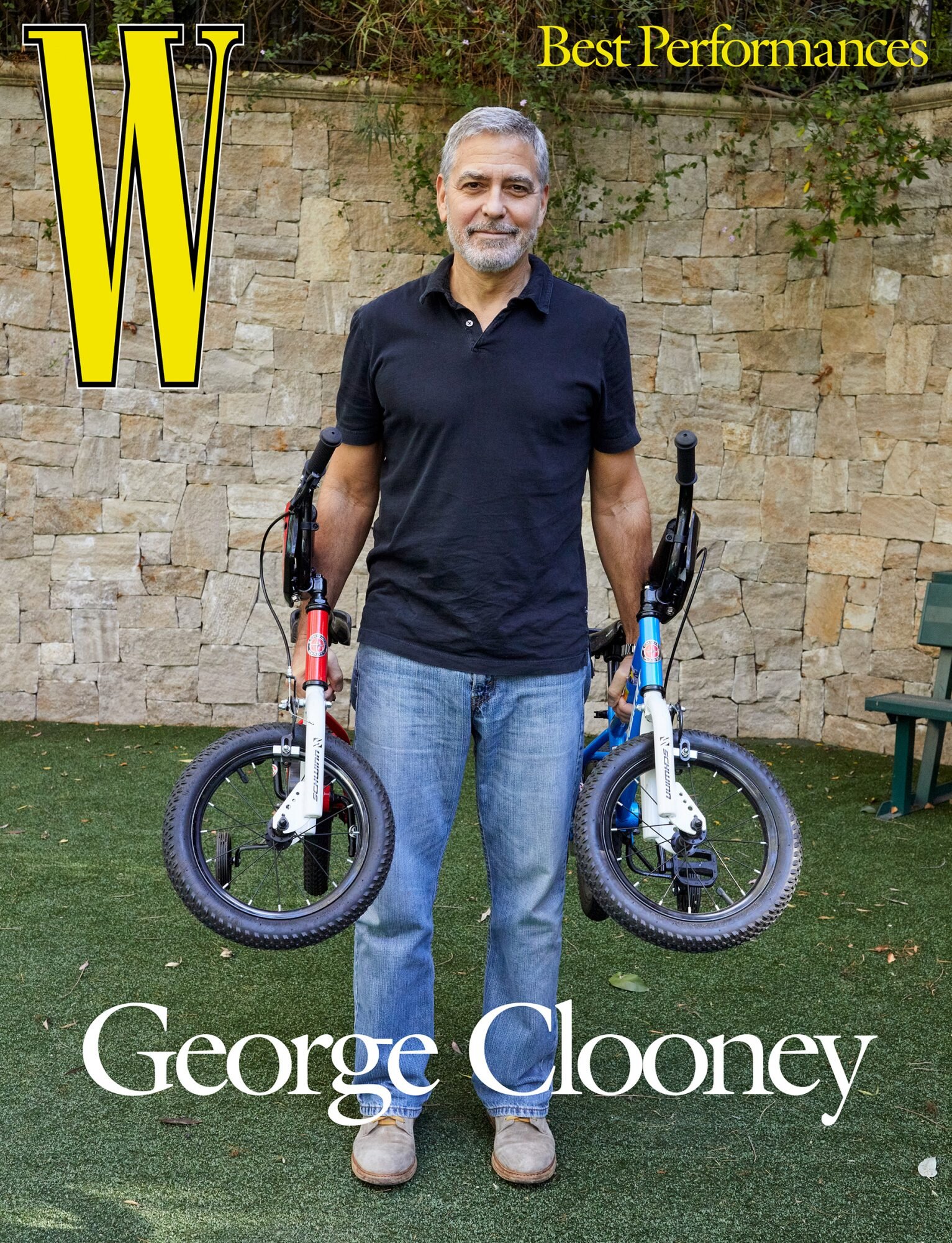 George Clooney on W Magazine