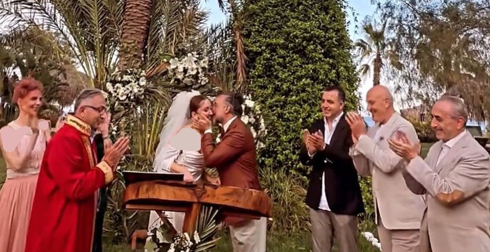 تصویر عروسی سلیم بایراکتار توسط ابرو شاهین منتشر شد